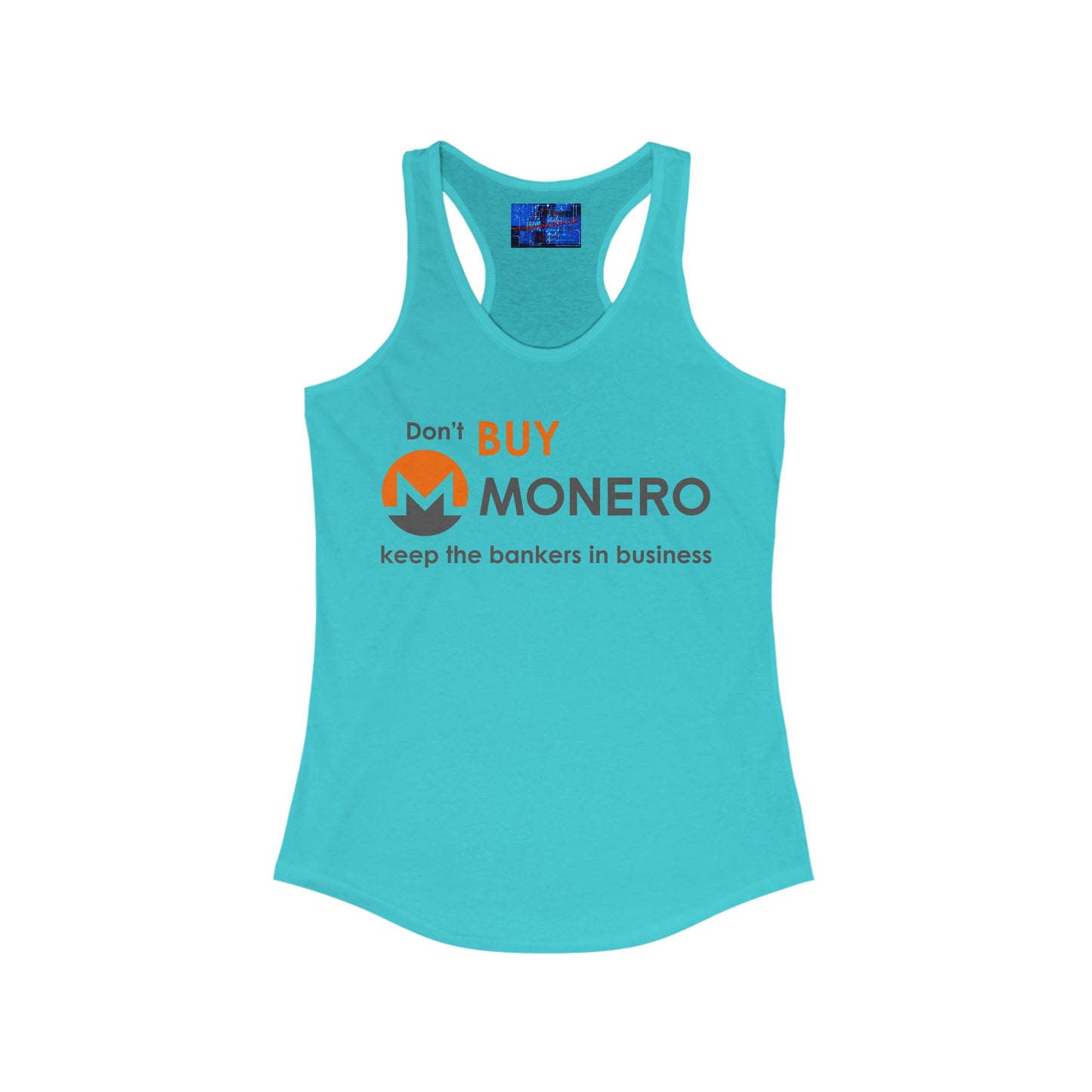 Don't buy Monero (XMR) Women's Racerback Tank Top by cypherpunkgear