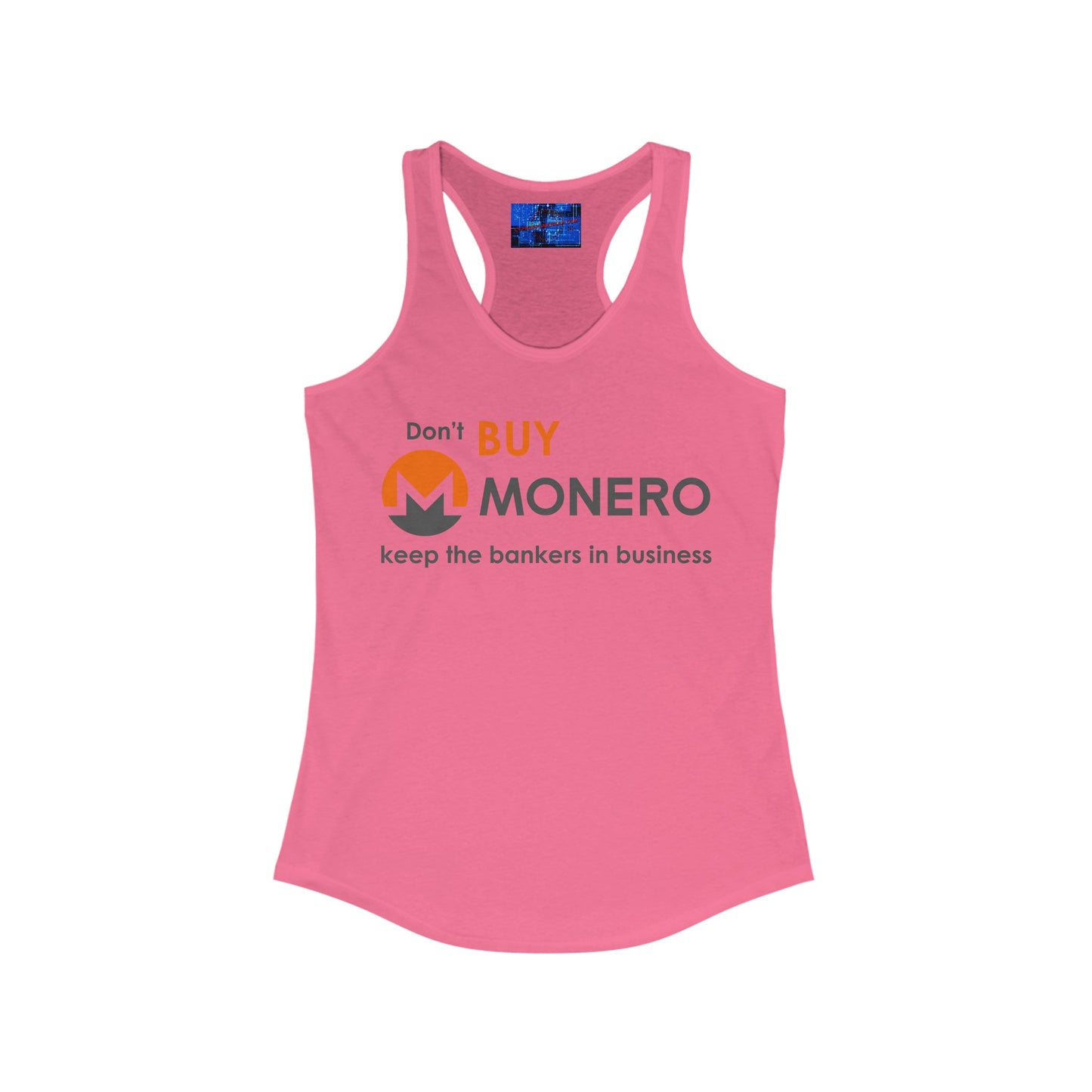 Don't buy Monero (XMR) Women's Racerback Tank Top by cypherpunkgear