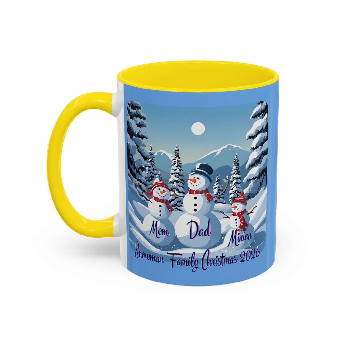 Snowman Family of 3 Accent Mug by cypherpunkgear.com