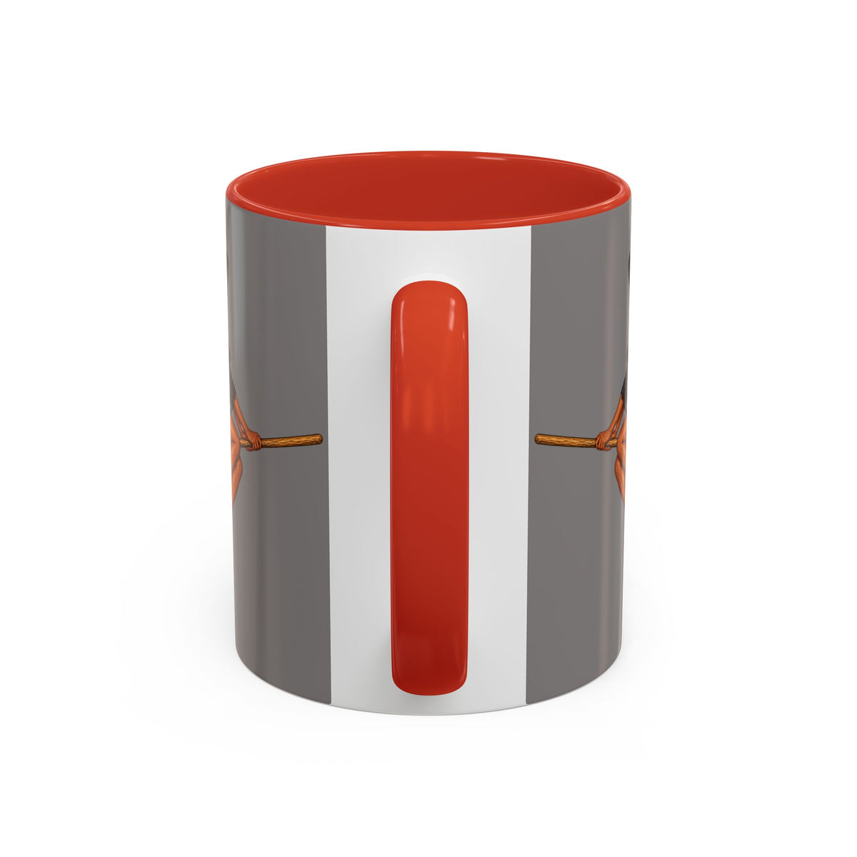 Velvet Vex Grey Accent Mug by CreepyCrafts.boo