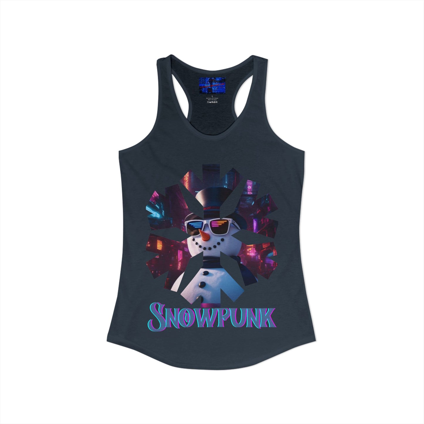 Snowpunk Women's Racerback Tank Top by cypherpunkgear.com