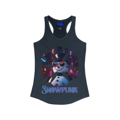 Snowpunk Women's Racerback Tank Top by cypherpunkgear.com