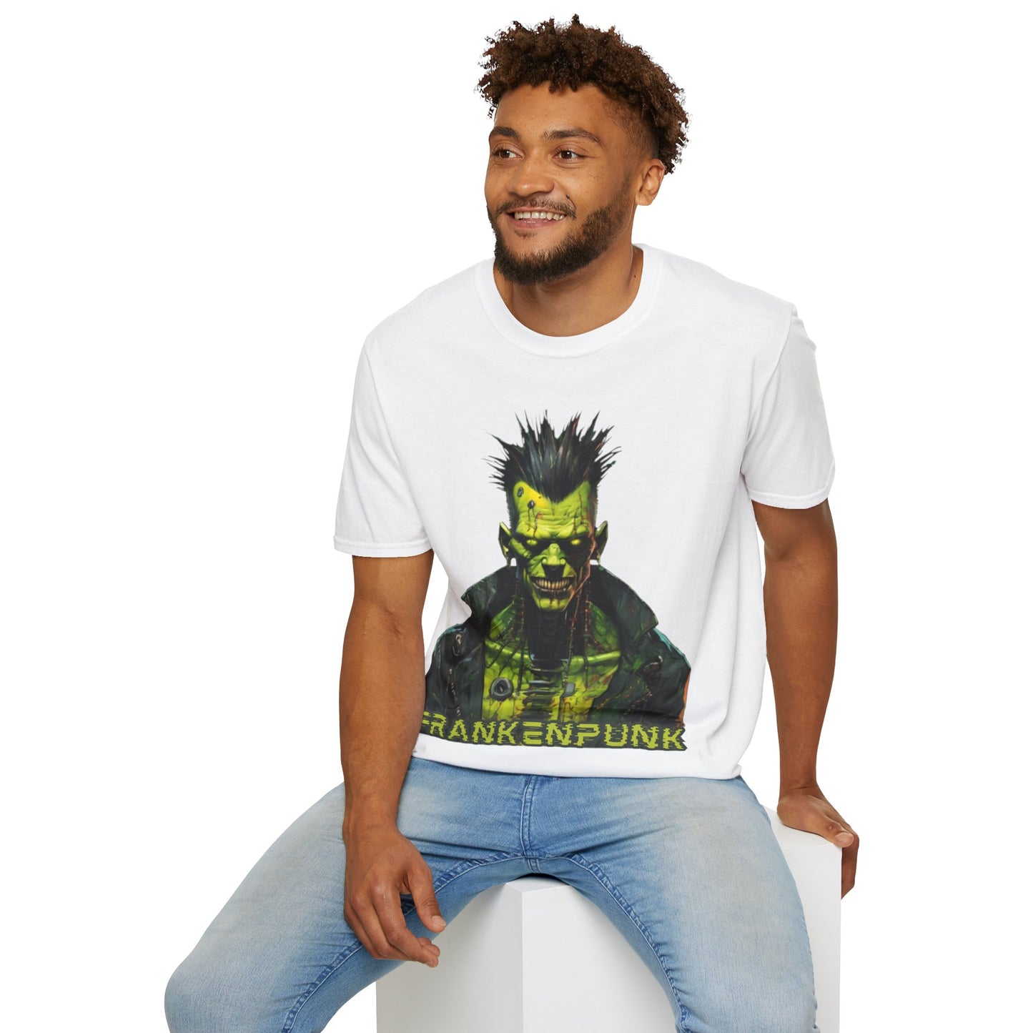 Frankenpunk Light colors Unisex T-Shirt by CreepyCrafts.boo