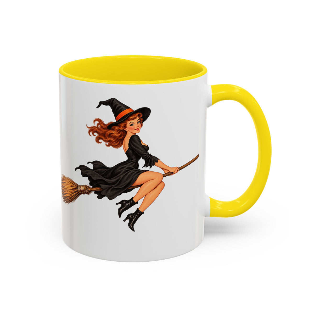 Hazel Hex White Accent Mug by CreepyCrafts.boo