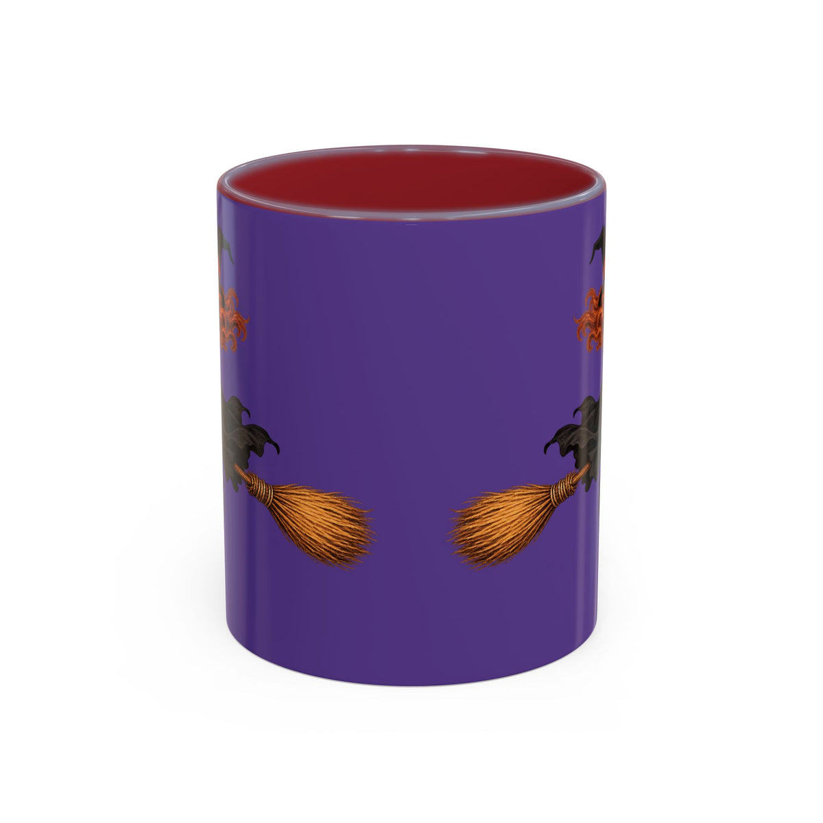Hazel Hex Purple Accent Mug by CreepyCrafts.boo