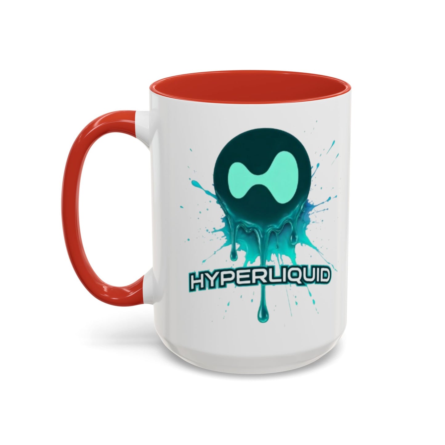 HYPE Drip White Accent Mug by cypherpunkgear.com