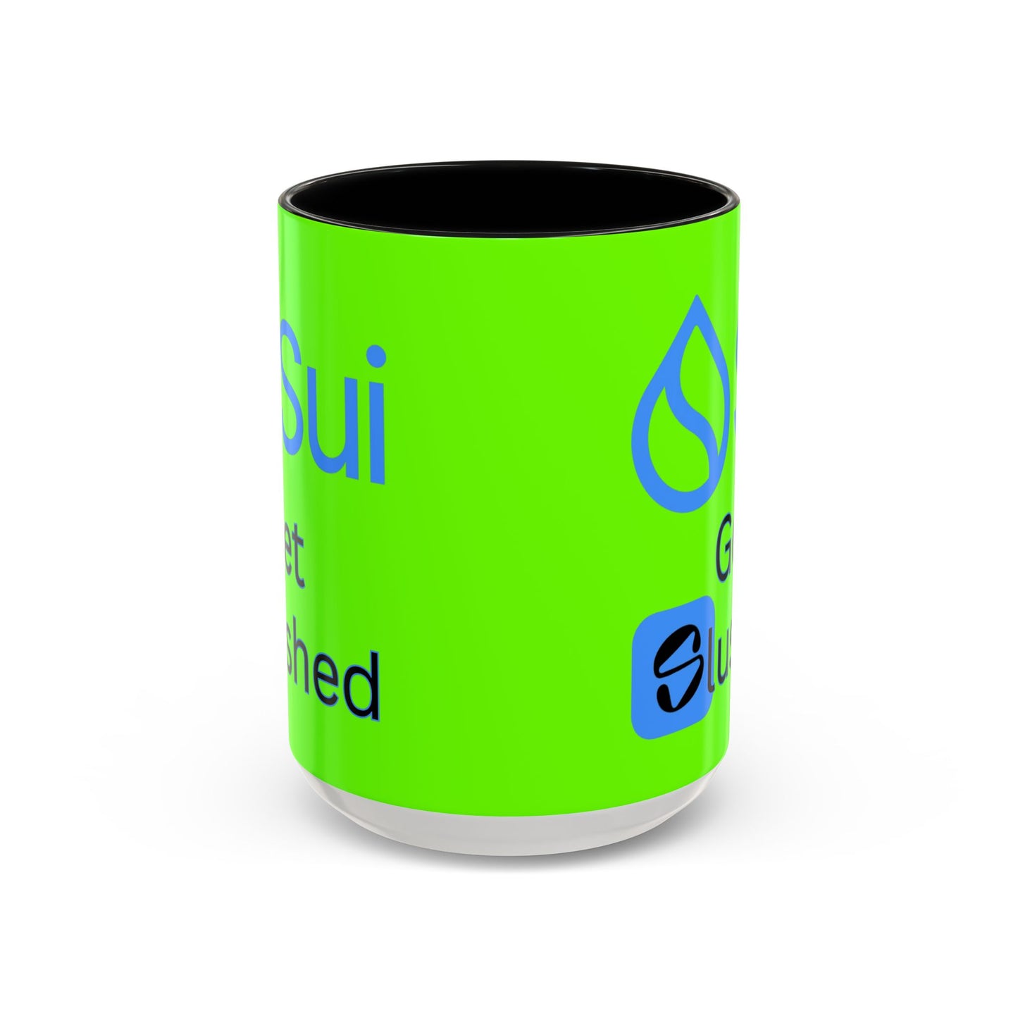 Sui: Get Slushed Green Accent Mug by cypherpunkgear.com