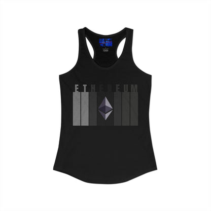 Ethereum (ETH) Women's Racerback Tank Top by cypherpunkgear.com