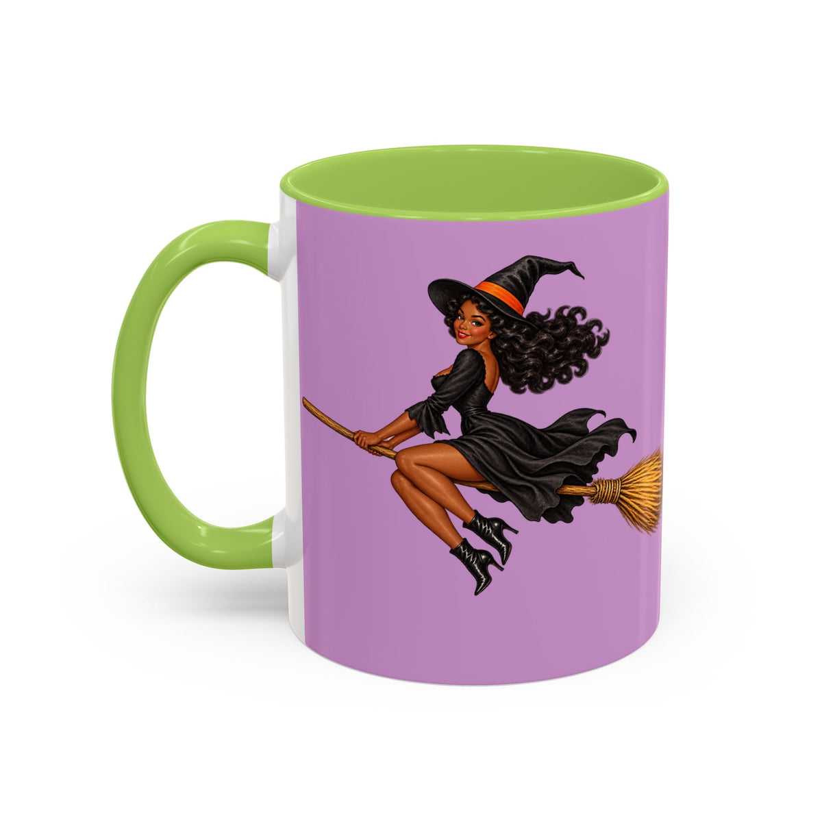 Velvet Vex Pink Accent Mug by CreepyCrafts.boo