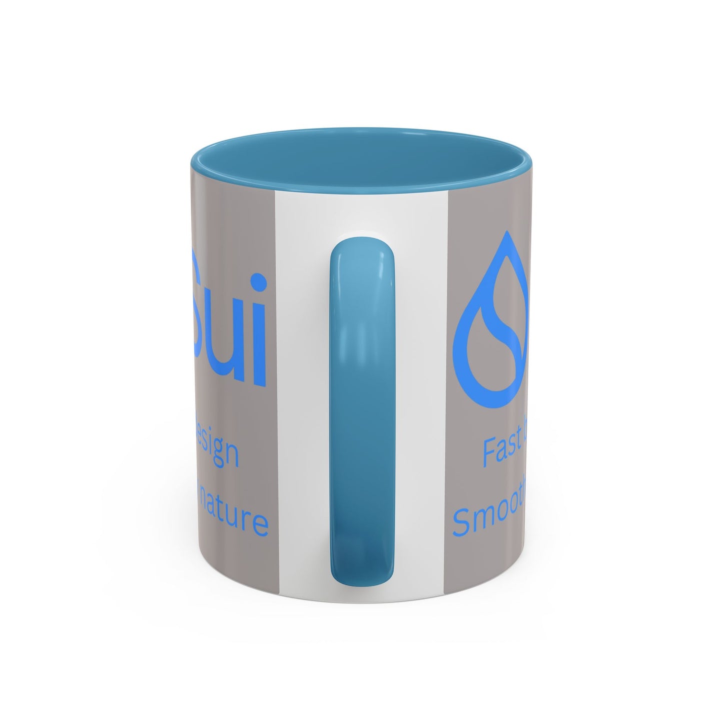 SUI Grey Accent Mug by cypherpunkgear.com