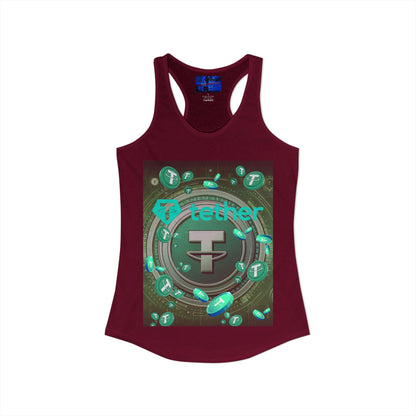 Tether Women's Racerback Tank Top by cypherpunkgear.com