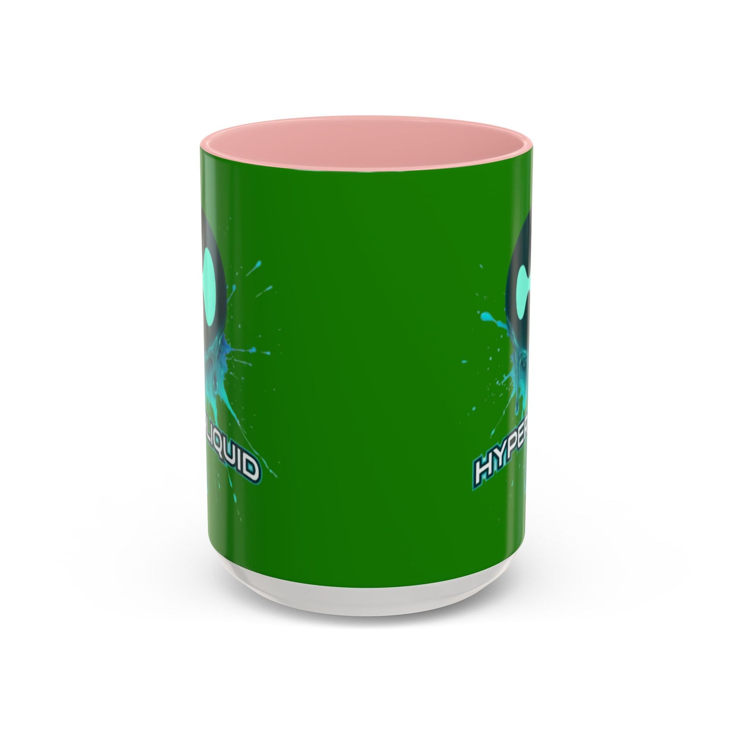 HYPE Drip Green Accent Mug by cypherpunkgear.com