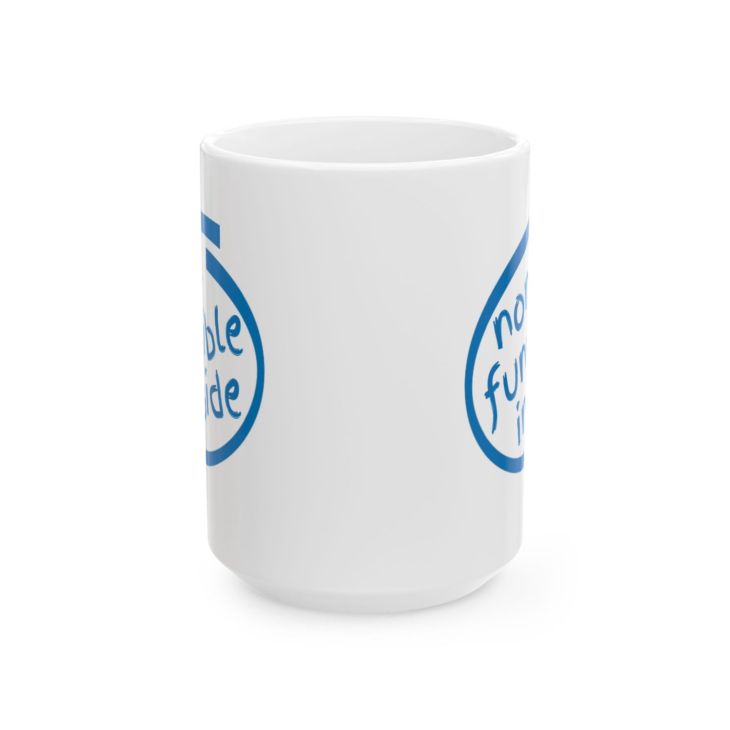 Non-Fungible Inside White Mug by cypherpunkgear.com
