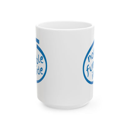 Non-Fungible Inside White Mug by cypherpunkgear.com