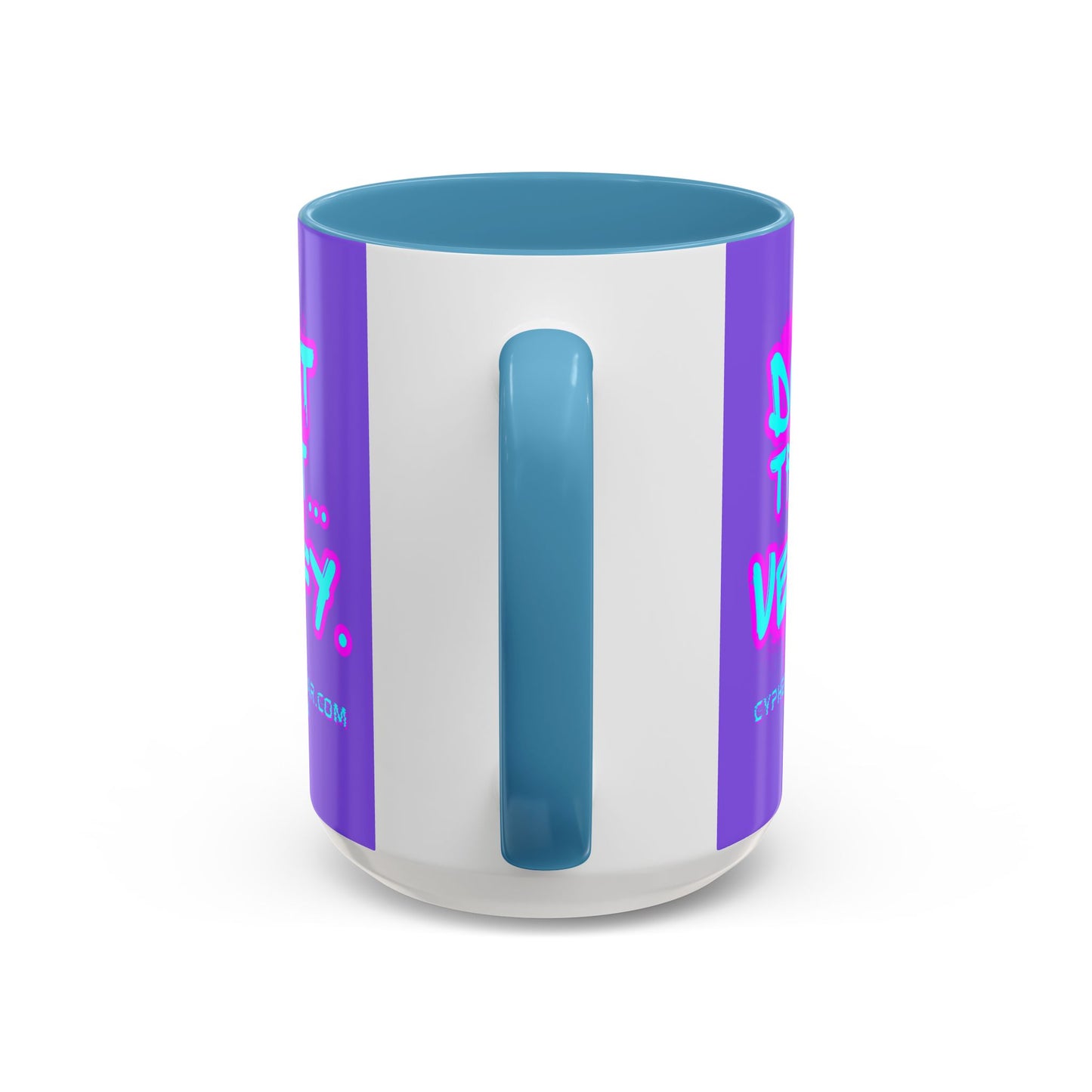 Don't Trust...Verify. Light Purple Accent Mug by cypherpunkgear.com