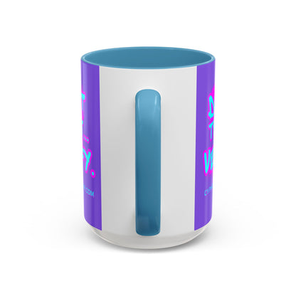 Don't Trust...Verify. Light Purple Accent Mug by cypherpunkgear.com