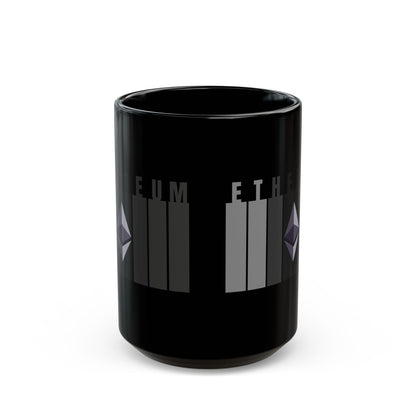 Ethereum (ETH) Black Mug by cypherpunkgear.com
