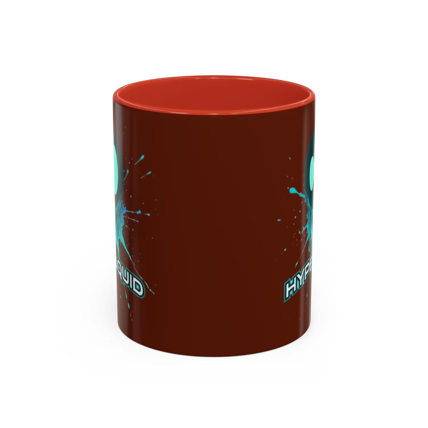 HYPE Drip Brown Accent Mug by cypherpunkgear.com