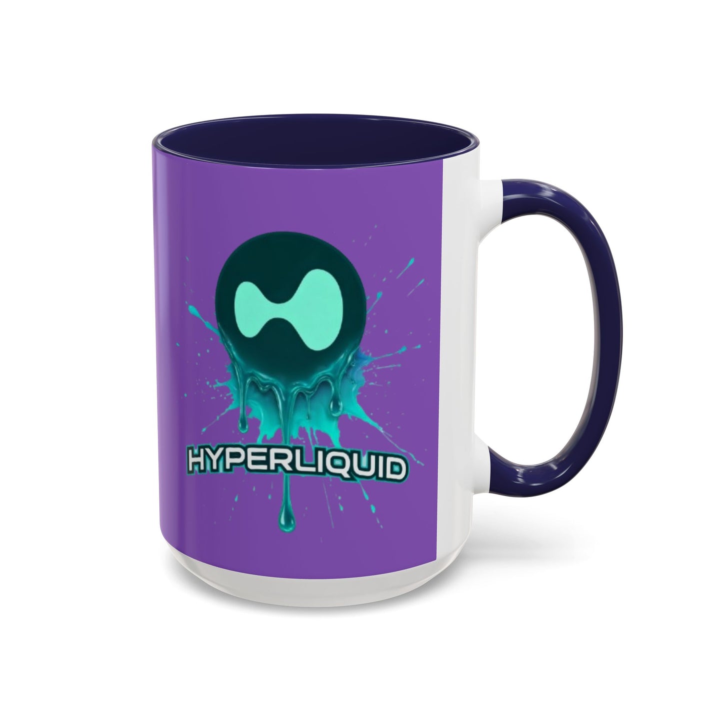 HYPE Drip Light Purple Accent Mug by cypherpunkgear.com