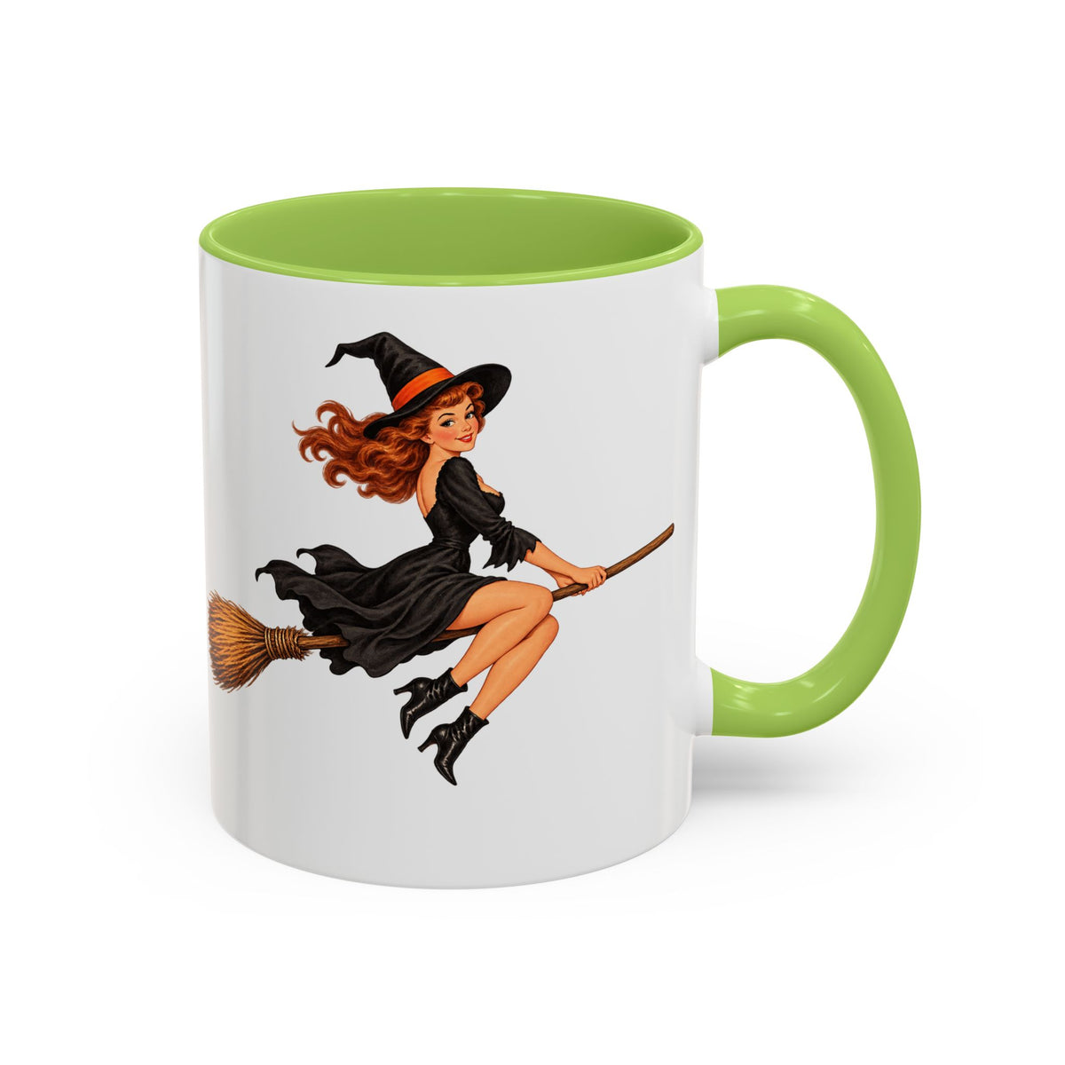 Hazel Hex White Accent Mug by CreepyCrafts.boo