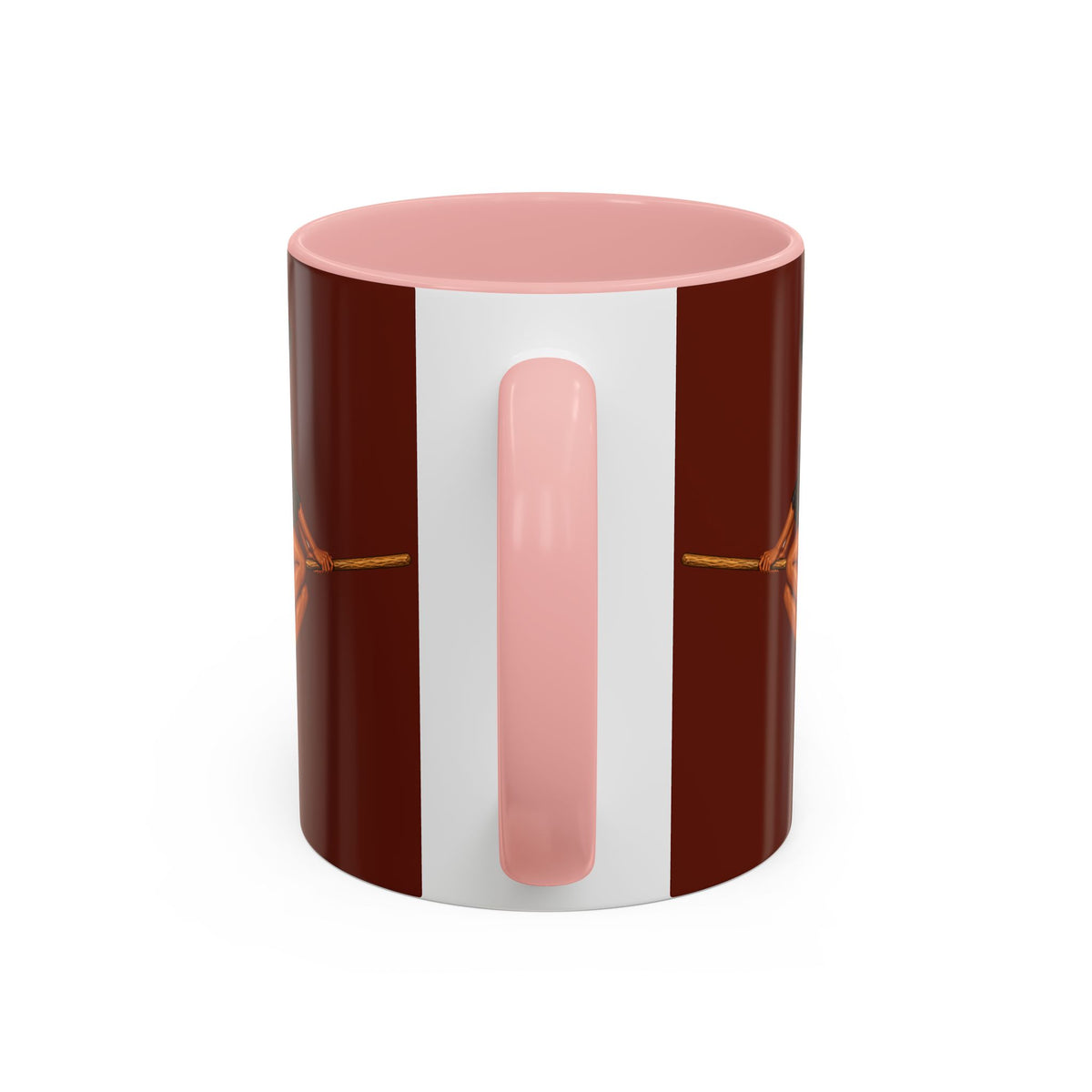 Velvet Vex Brown Accent Mug by CreepyCrafts.boo
