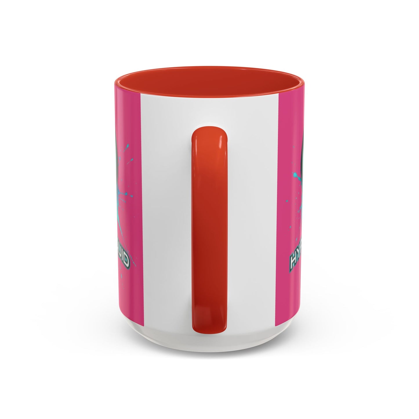 HYPE Drip Pink Accent Mug by cypherpunkgear.com