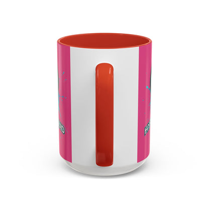 HYPE Drip Pink Accent Mug by cypherpunkgear.com
