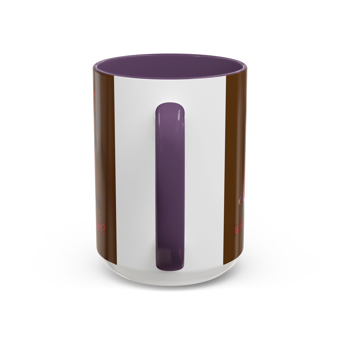 Is it Samhain yet? Brown Accent Mug by CreepyCrafts.boo