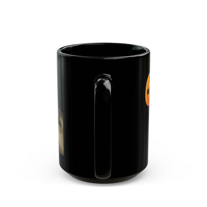 Is it Halloween yet? Skeleton's Pumpkin Black Mug by CreepyCrafts.boo