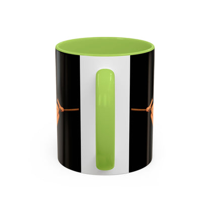 Hazel Hex Black Accent Mug by CreepyCrafts.boo