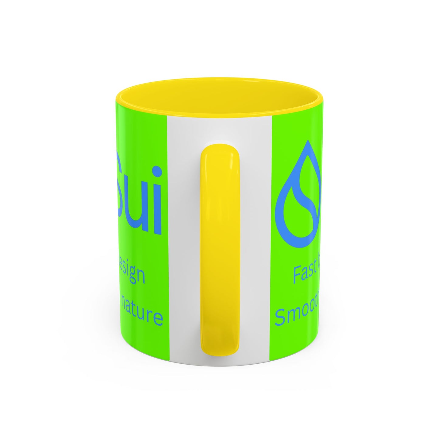 SUI Green Accent Mug by cypherpunkgear.com