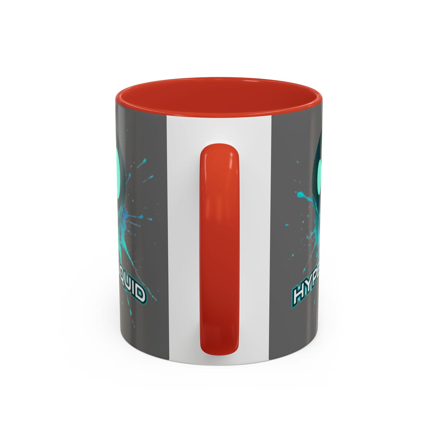 HYPE Drip Grey Accent Mug by cypherpunkgear.com