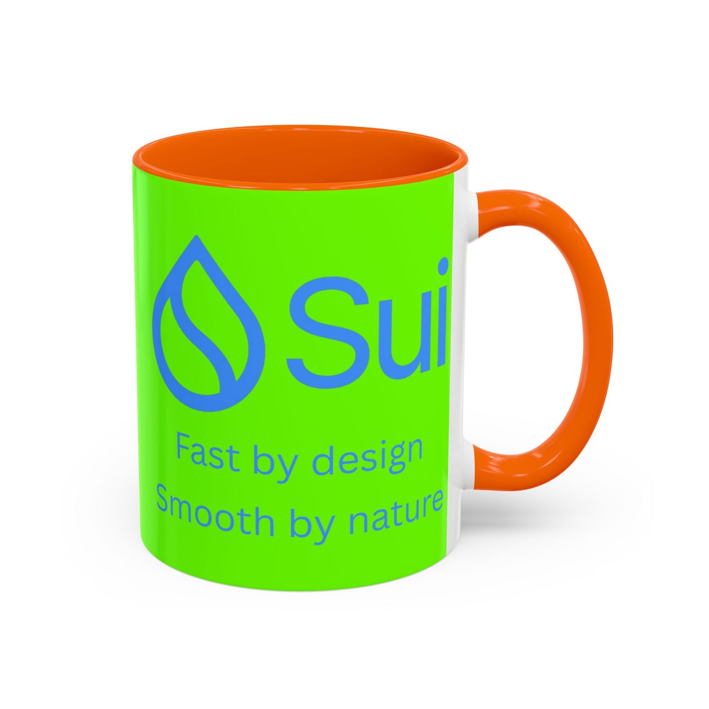 SUI Green Accent Mug by cypherpunkgear.com