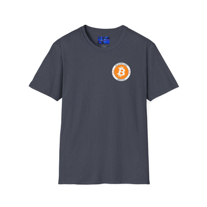 2-sided, Bitcoin (BTC) Decentralized Freedom DKcolors Unisex T-Shirt by cypherpunkgear.com