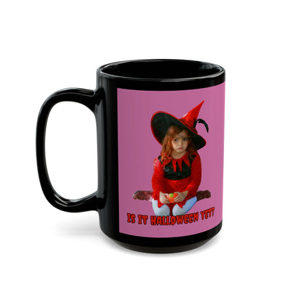 Is it Halloween yet? Pink Mug by CreepyCrafts.boo