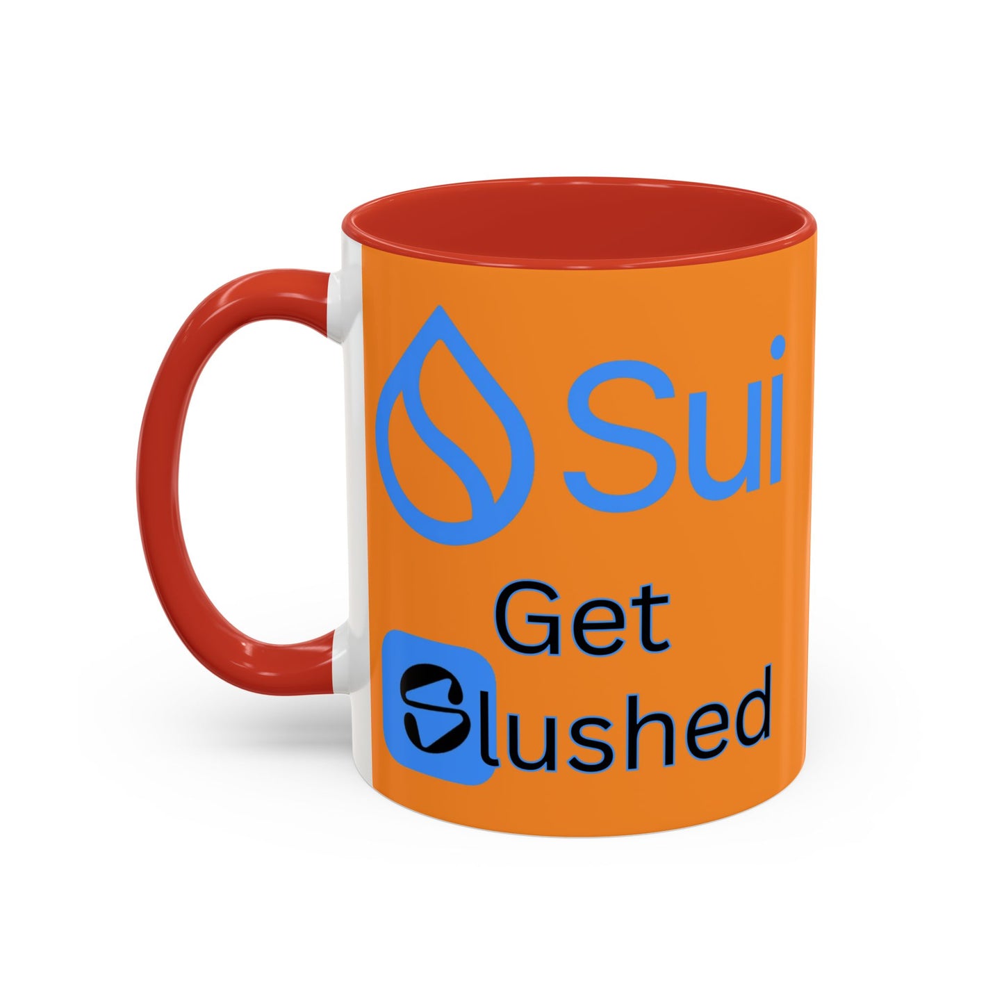 Sui: Get Slushed Orange Accent Mug by cypherpunkgear.com