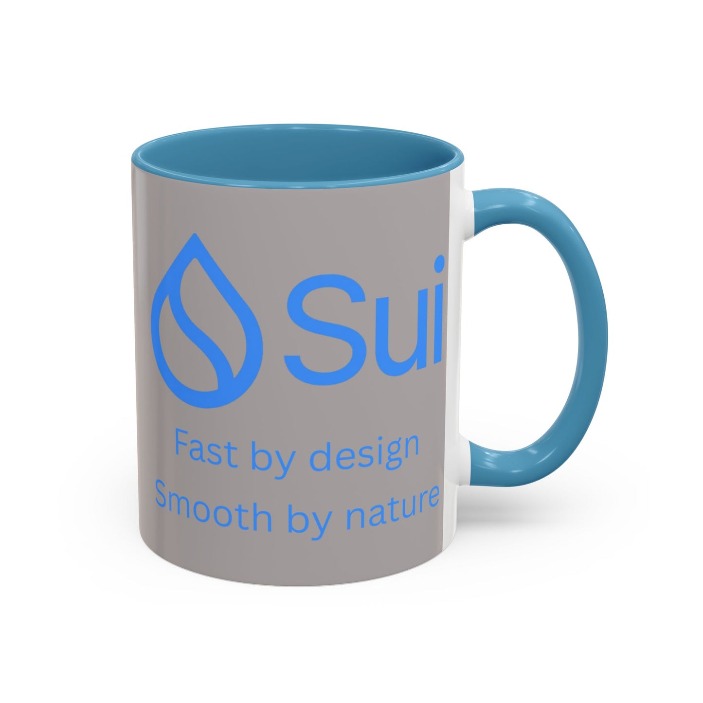 SUI Grey Accent Mug by cypherpunkgear.com
