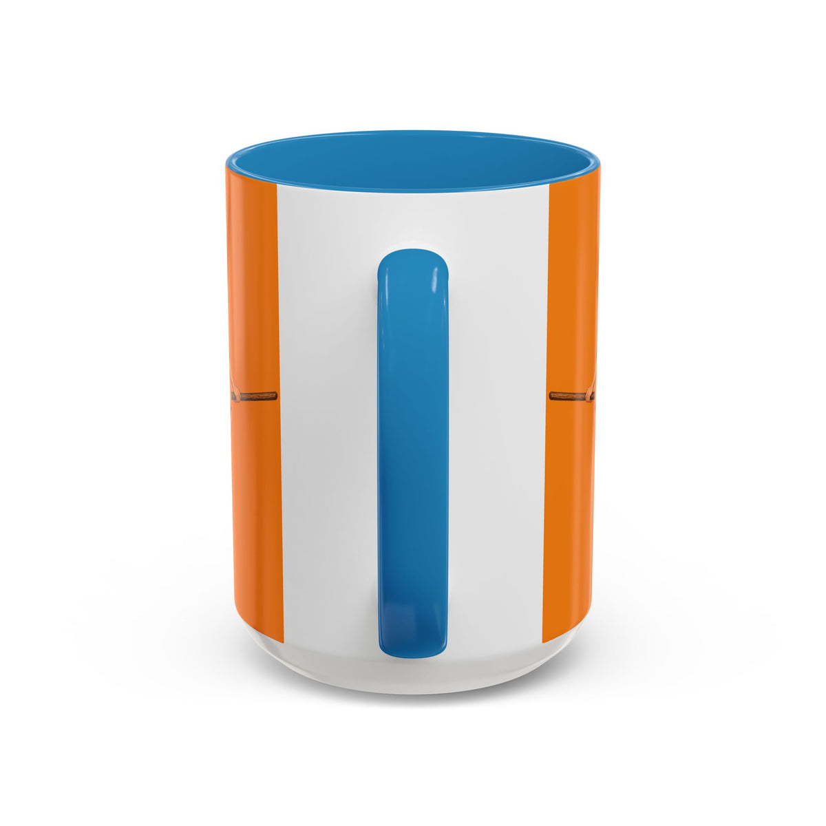 Hazel Hex Orange Accent Mug by CreepyCrafts.boo