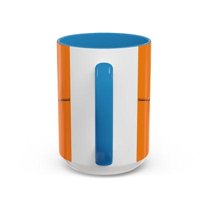 Hazel Hex Orange Accent Mug by CreepyCrafts.boo