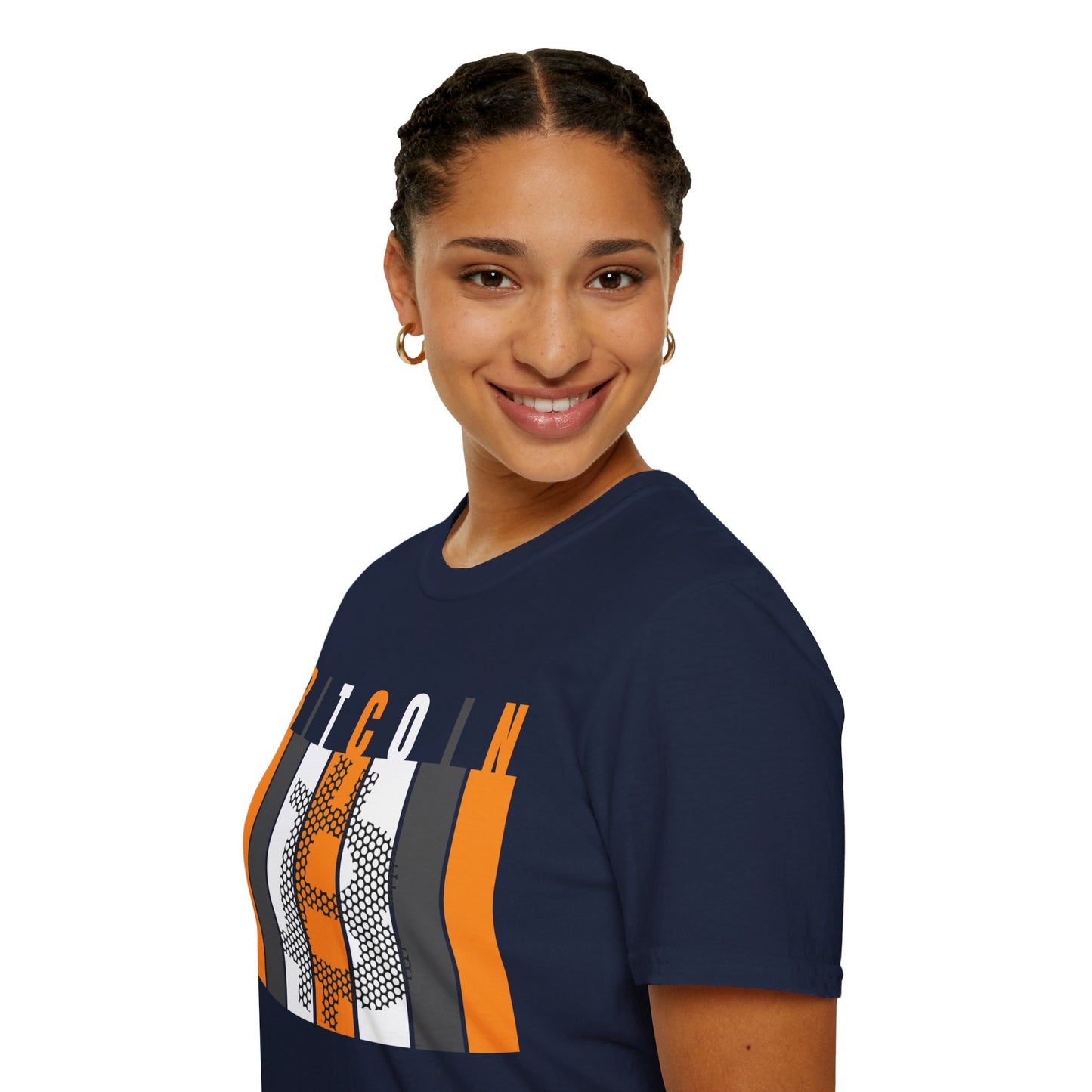 Bitcoin (BTC) DKcolors Unisex T-Shirt by cypherpunkgear