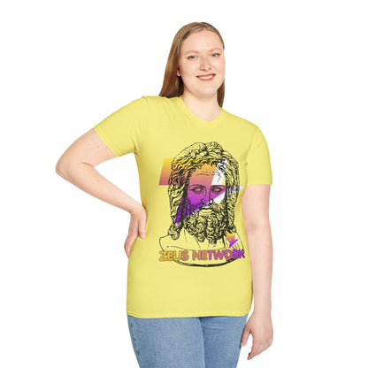Zeus Network Light colors Unisex T-Shirt by cypherpunkgear.com