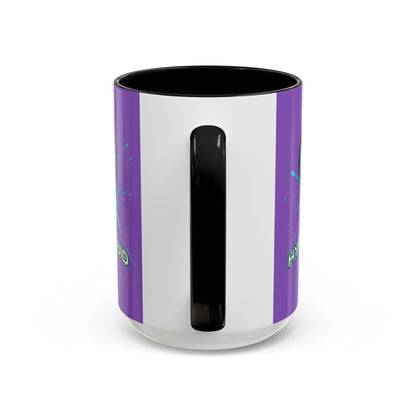 HYPE Drip Light Purple Accent Mug by cypherpunkgear.com