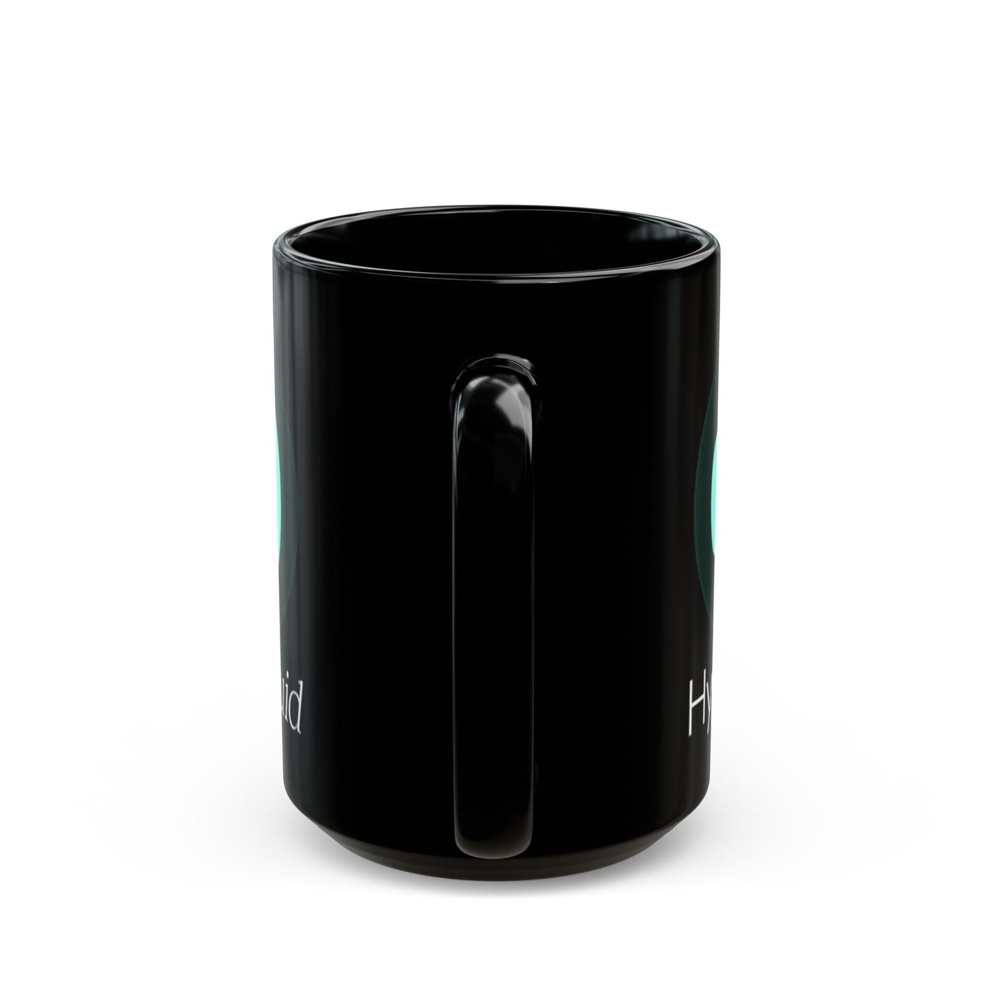 Hyperliquid White font Black Mug by cypherpunkgear.com