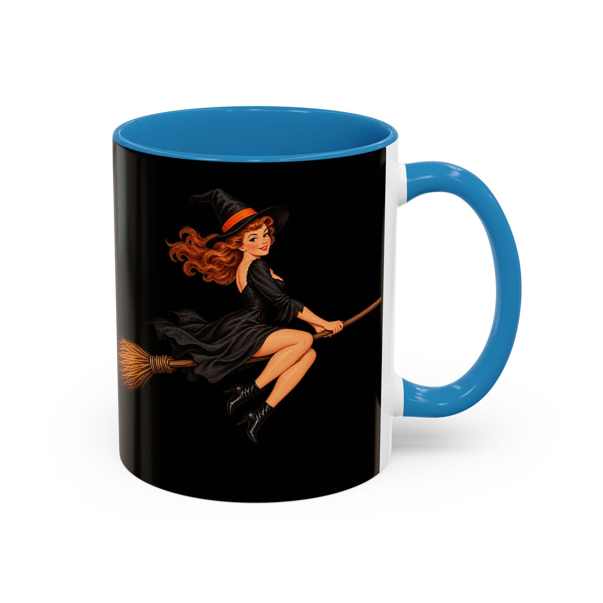 Hazel Hex Black Accent Mug by CreepyCrafts.boo