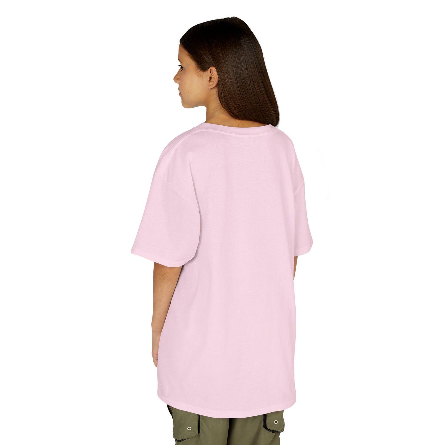 Spooky Blessed Samhain Ghost Green font Kids Heavy Cotton™ Tee by CreepyCrafts.boo