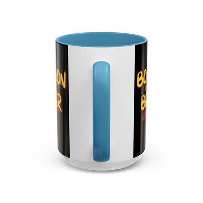 Bourbon makes it better Accent Mug by cypherpunkgear.com