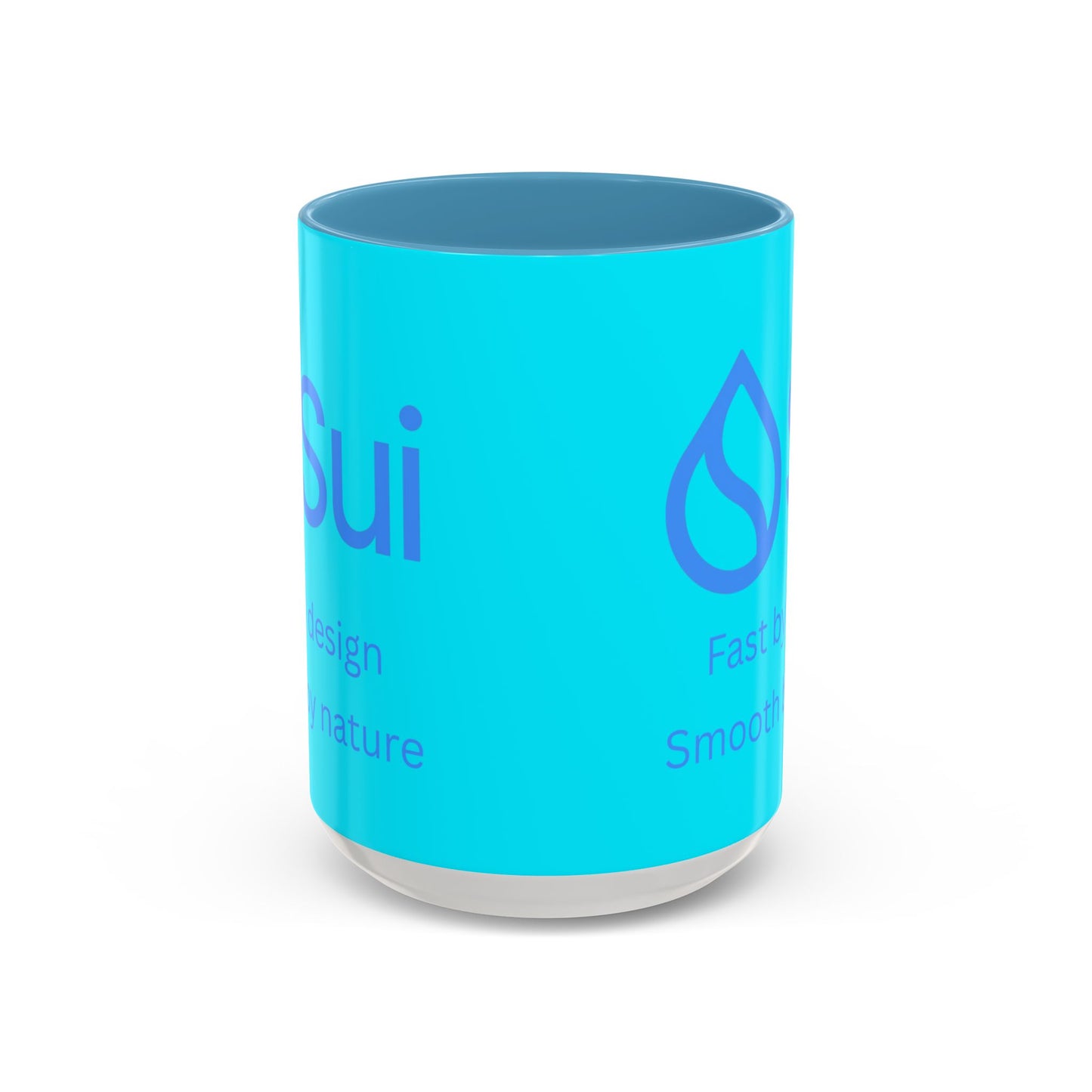 SUI Light Blue Accent Mug by cypherpunkgear.com