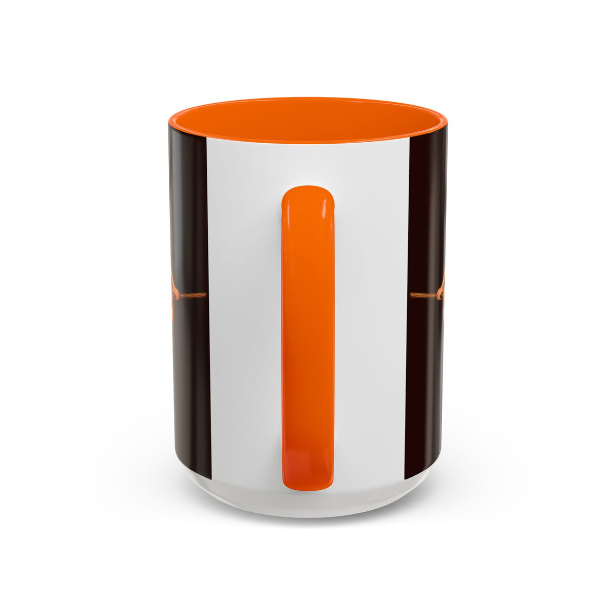 Hazel Hex Brown Accent Mug by CreepyCrafts.boo
