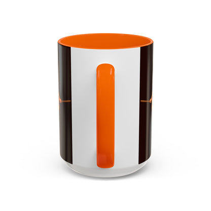 Hazel Hex Brown Accent Mug by CreepyCrafts.boo