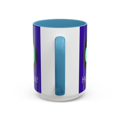 Hyperliquid White font Dark Purple Accent Mug by cypherpunkgear.com